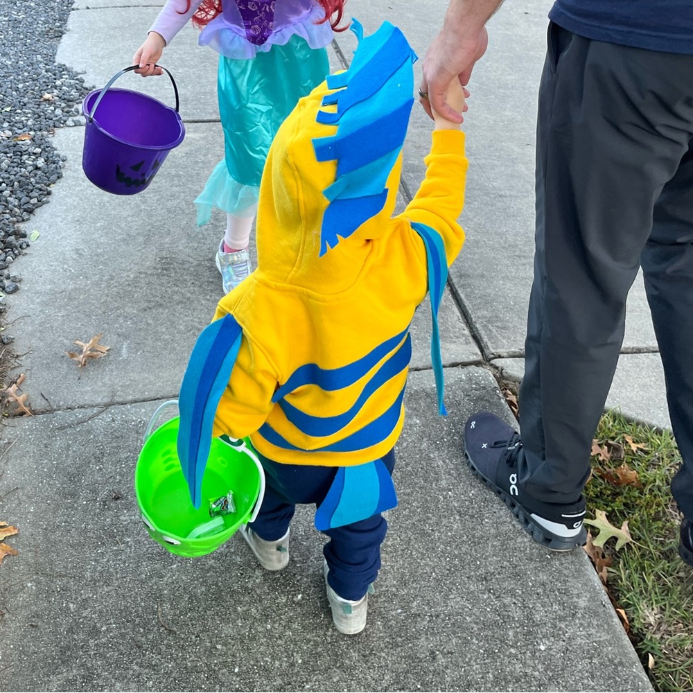 Flounder hoodie Costume